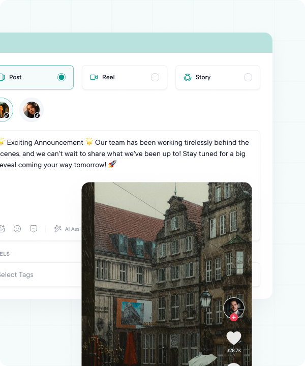 Customizing & Scheduling Interface