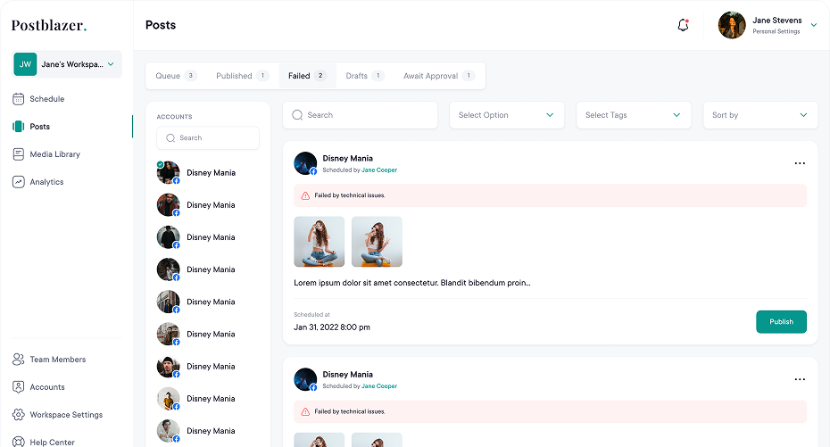 AI Agent workspace preview